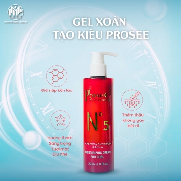 Gel Xoăn Tạo Kiểu Prosee PP2 250ml – Giữ Nếp Tóc Xoăn, Mềm Mượt & Tự Nhiên
