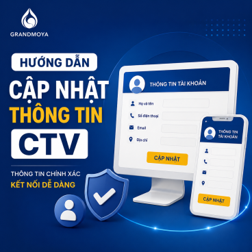 Hướng dẫn cập nhật thông tin tài khoản CTV