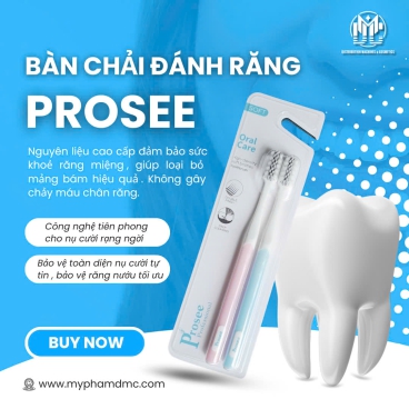 Combo 2 Vỉ Bàn chải cao cấp Prosee BC01 (Vỉ 2 chiếc)