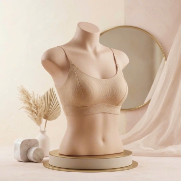 [Không Freeship] [Mua 10 tặng 1] Áo ngực đúc su Size L cao cấp màu Be- 5078A